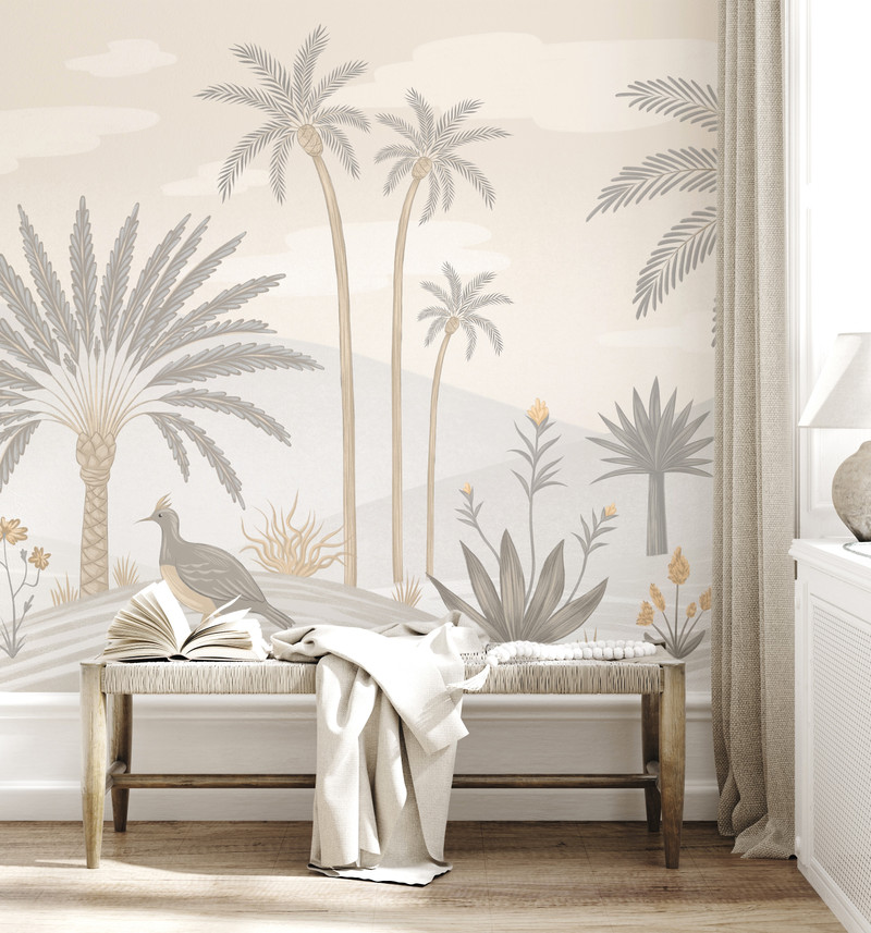 Mural - Oasis Island Warm (Per Sqm)