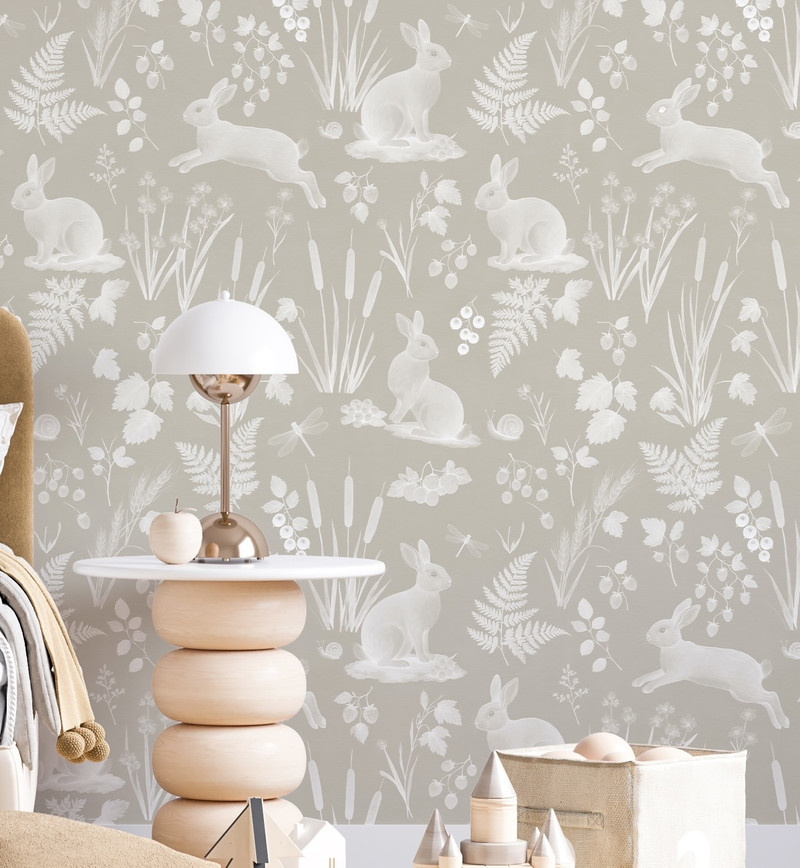 Mural - Meadow Tale Neutral (Per Sqm)