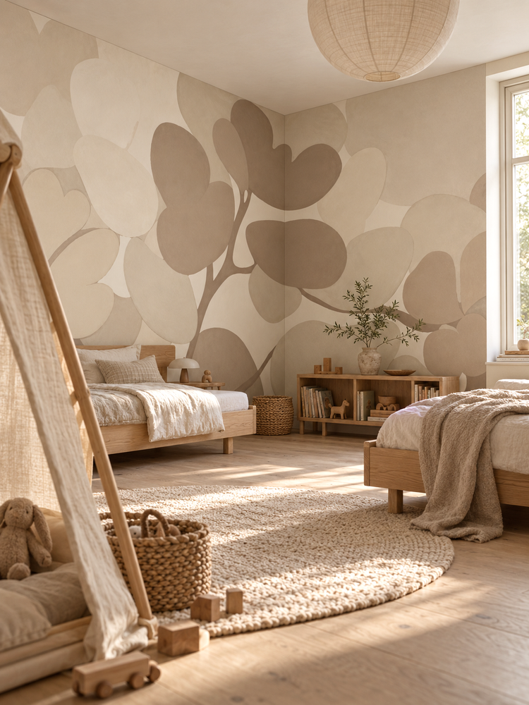 Mural - Emil's Bouquet Sepia (Per Sqm)