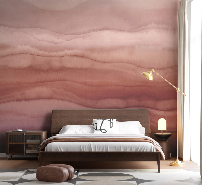 Mural - Sunset Ombre Terracotta (Per Sqm)