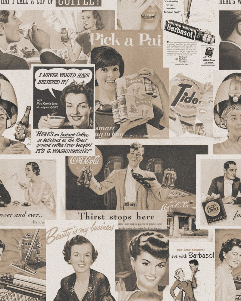 Retro Ads - Sepia