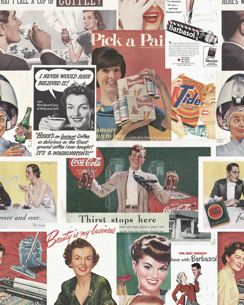 Retro Ads - Colour