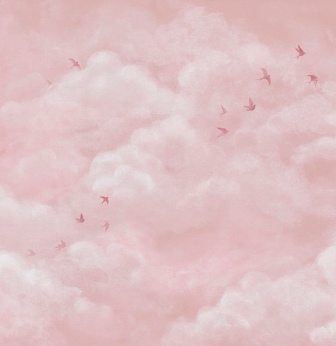 light pink clouds background