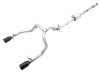 AWE 0FG 3" Cat-Back Exhaust System w/ 5" Dual Diamond Black Tips,  Split Rear Exit :: 2019-2023 Silverado 1500 5.3L w/ Flat Bumper