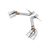 AWE Track Edition 3" Axle-Back Exhaust System w/ 4.5" Quad Chrome Silver Tips :: 2016-2023 Camaro SS & ZL1
