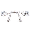 AWE Track Edition 3" Cat-Back Exhaust System w/ 4.5" Chrome Silver Tips :: 2020-2023 C8 Corvette