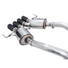 AWE Touring Edition 3" Axle-Back Exhaust System w/ 4.5" Quad Diamond Black Tips :: 2014-2019 C7 Corvette