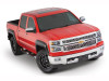 Bushwacker Extend-A-Fender Style Fender Flares, Front and Rear, Unpainted :: 2014-2018 Silverado 1500 w/ 6'7" & 8'2" Fleetside Bed