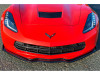 EOS Z07 Stage 2 Front Splitter w/ Stage 2 Side Winglets, Carbon Flash Metallic :: 2014-2019 C7 Corvette Non-ZR1