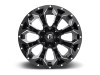 Fuel Off-Road D576 Assault Wheel Set, 20x10" -22mm, Gloss Black Milled :: 2014-2018 Silverado 1500