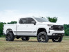 Fuel Off-Road D615 Contra Wheel Set, 22x12" -43mm, Gloss Black Milled :: 2014-2018 Silverado 1500