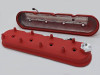 Granatelli Tall Valve Covers With Integral Angled Coil Mounts, Red Wrinkle Finish :: 2010-2015 Camaro SS, ZL1, Z28