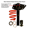 Pedders eXtreme XA Coilover Factory Rear Mount showing the Adjustment Extenders for 2010-2015 Camaro V6, SS, ZL1, Z28 PED-160086