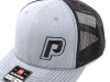 Phastek Heather Grey Snapback Trucker Style Hat