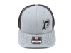 Phastek Heather Grey Snapback Trucker Style Hat