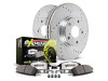 Chevrolet C7 Corvette Power Stop Z26 Street Warrior Rear Brake Upgrade Kit