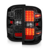 ANZO Sequential LED Taillights, Black Housing/Clear Lens :: 2014-2018 Silverado 1500