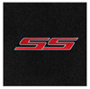 Lloyd 2pc Ultimat Front Floor Mats, Black Mats w/ Red SS Logo :: 2010-2015 Camaro