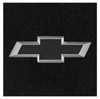 Lloyd 2pc Front Ultimat Floor Mats, Black Mats w/ Black Chevy Bowtie Logo :: 2016-2023 Camaro