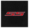 Lloyd 4pc Ultimat Front Floor Mats, Black Mats w/ Red SS Logo :: 2010-2015 Camaro