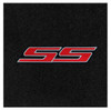 Lloyd 4pc Front Ultimat Floor Mats, Black Mats w/ Red SS Logo :: 2016-2023 Camaro