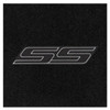 Lloyd Ultimat Trunk Mat, Black Mat w/ Black SS Logo :: 2016-2023 Camaro Coupe