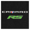 Lloyd Ultimat Trunk Mat, Black Mat w/ Green Camaro RS Logo :: 2016-2023 Camaro Coupe