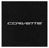 Lloyd Ultimat Trunk Mat,  Black w/ "Corvette" Logo :: 2014-2019 C7 Corvette