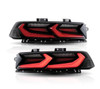 Auto Addict VELOX LED Taillights, Gloss Black/Red Lens :: 2014-2015 Camaro