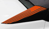 Phastek Straight American Flag Upper Panel Decal, Various Colors :: 2020-2023 C8 Corvette Convertible