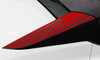 Phastek Straight American Flag Upper Panel Decal, Various Colors :: 2020-2023 C8 Corvette Convertible