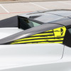 Phastek Distressed American Flag Side Panel Decal w/ Jake Skull, Various Colors :: 2020-2024 C8 Corvette Convertible