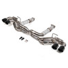 Fabspeed Valvetronic Maxflo Cat-Back Exhaust, Satin Black Tips :: 2020-2023 C8 Corvette Stingray