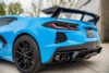 Corsa 3.0" Muffler Delete Cat-Back Exhaust System, w/ Factory NPP, 4.5" Carbon Fiber/Black PVD Tips, NPP & AFM Delete :: 2020-2024 C8 Corvette