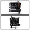 Spyder Signature Series Projector Headlights w/ Sequential LED Turn Signals, Black :: 2019-2021 Silverado 1500