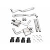 AWE SwitchPath 3" Cat-Back Exhaust System w/5" Quad Diamond Black Tips :: 2024 Ford Mustang Dark Horse