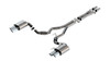 Borla 3" S-Type Cat-Back Exhaust System w/ 4" Quad Polished Tips  ::  2024 Ford Mustang GT  w/ Non-Active Exhaust