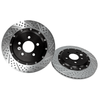 Baer EradiSpeed+ Front Drilled & Slotted Rotors :: 2015-2023 Ford Mustang GT w/OE Performance Package (6-piston Brembo caliper)
