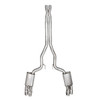 Stainless Works 3" Redline Cat-Back Exhaust w/ X-Pipe & Quad Tips, Factory Connect :: 2024-2025 Mustang GT & Dark Horse w/ Active Exhaust