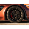 Vossen HF-5 Hybrid Forged Wheel Set, Gloss Black, 19x10 +28/20x12 +52 :: 2005-2019 Corvette Grand Sport & Z06