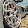 Vossen HFX-1 Hybrid Forged Wheel Set, Silver Polished, 20x9 +35/20x11 +40 :: 2020-2025 Corvette