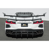 EOS Rear Bumper Quad Exit Diffuser, Carbon Fiber :: 2020-2025 Corvette Stingray, Z51 & E-Ray