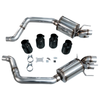 AWE 3015-43660 Touring Axle-Back Exhaust with 4.5" Quad Black Tips for 2005-2008 C6 Corvette Base & Z51