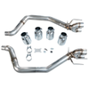 AWE 3020-42662 Track Axle-Back Exhaust with 4.5" Quad Chrome Tips for 2009-2013 C6 Corvette Base, Z51 & Grand Sport