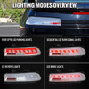 5th Gen Camaro Red LED Sequential Tail Lights, Chrome Housing :: 2014-2015 Camaro w/ Factory LED Tail Lights