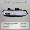 5th Gen Camaro Red LED Sequential Tail Lights, Chrome Housing :: 2014-2015 Camaro w/ Factory LED Tail Lights