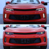 6th Gen Camaro Projector Headlights w/ LED Bar & Sequential Turn Signal, Matte Black Housing :: 2016-2018 Camaro w/o HID Headlights