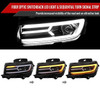 5th Gen Camaro Projector Headlights w/ LED Bar, Gloss Black Housing :: 2014-2015 Camaro w/o HID Headlights
