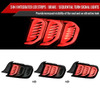 S550 Mustang Sequential LED Tail Lights, Gloss Black Housing w/ Smoked Lens :: 2015-2023 Ford Mustang