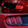 S550 Mustang Sequential LED Tail Lights, Gloss Black Housing w/ Smoked Lens :: 2015-2023 Ford Mustang